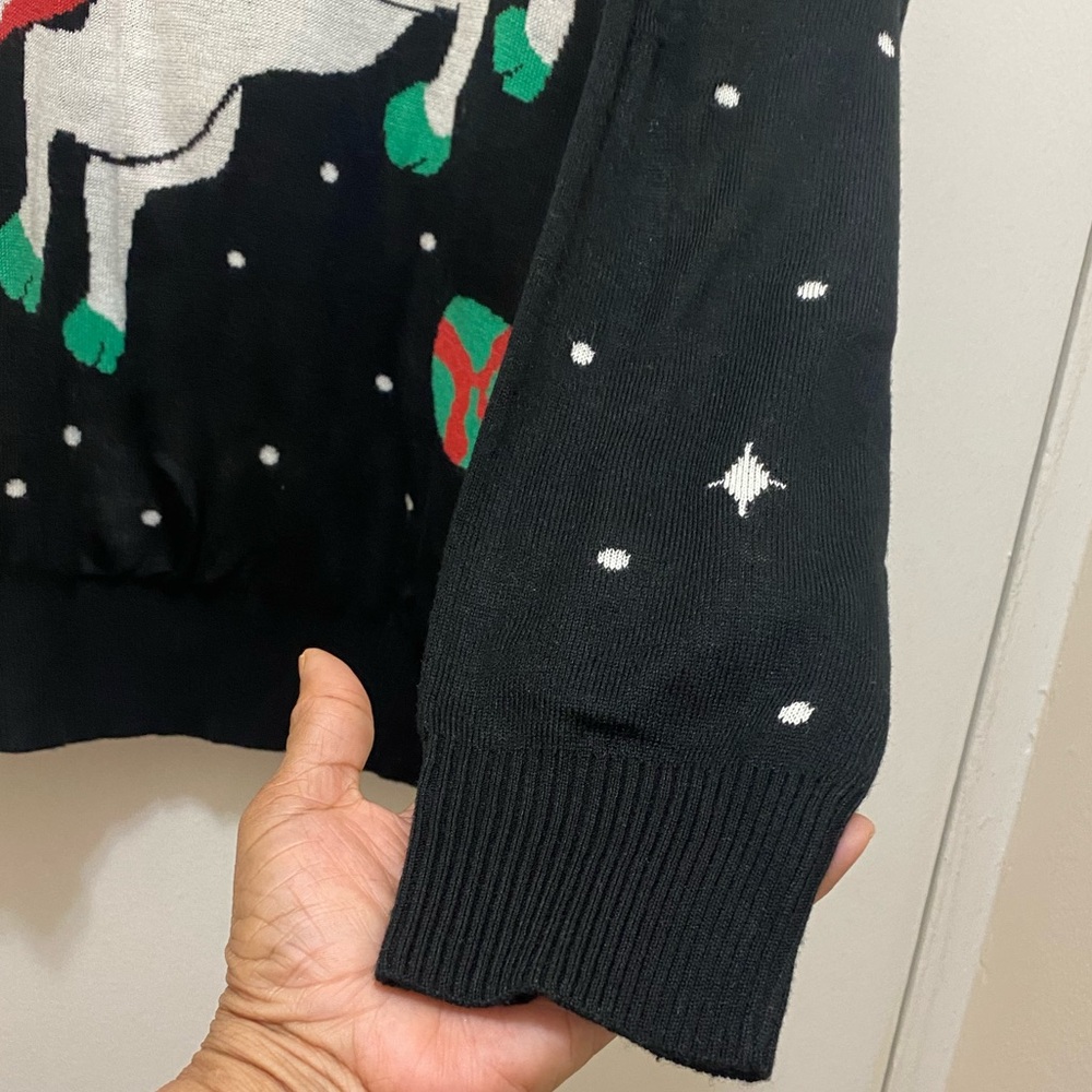 NWOT TIPSY ELVES Unisex Santa Unicorn Ugly Christmas Sweater Size X Large. - Picture 11 of 11